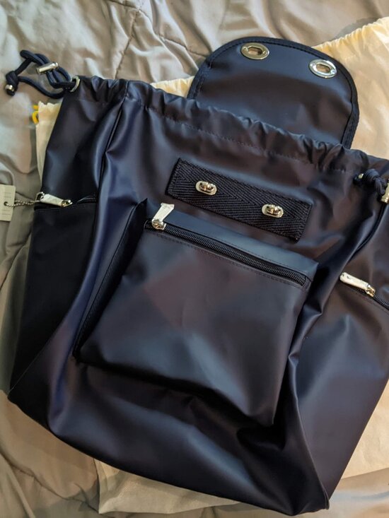 Mandarina Duck MD20 Utility Backpack Dress Blue NWT Lightweight Italy main image 14